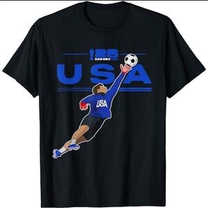 NWT Official 2026 FIFA USA Men’s Black T-Shirt L